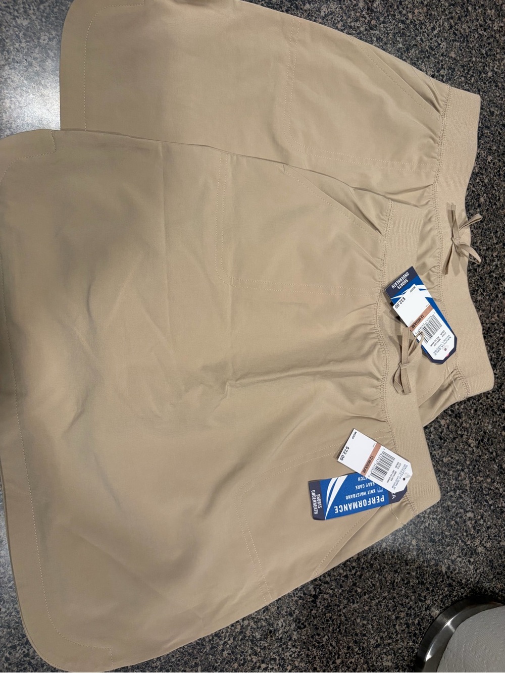 2- Nautica Girls sz 12 performance uniform skirts w/ Shorts NWT